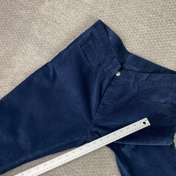 Brooks Brothers 346 Corduroy Pants Men's 36 x 30 Blue Stretch - Picture 11 of 12